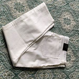 Banana Republic Factory Skinny Crop white jeans